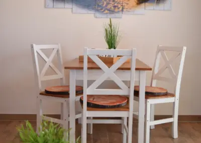 Essbereich einer Ferienwohnung