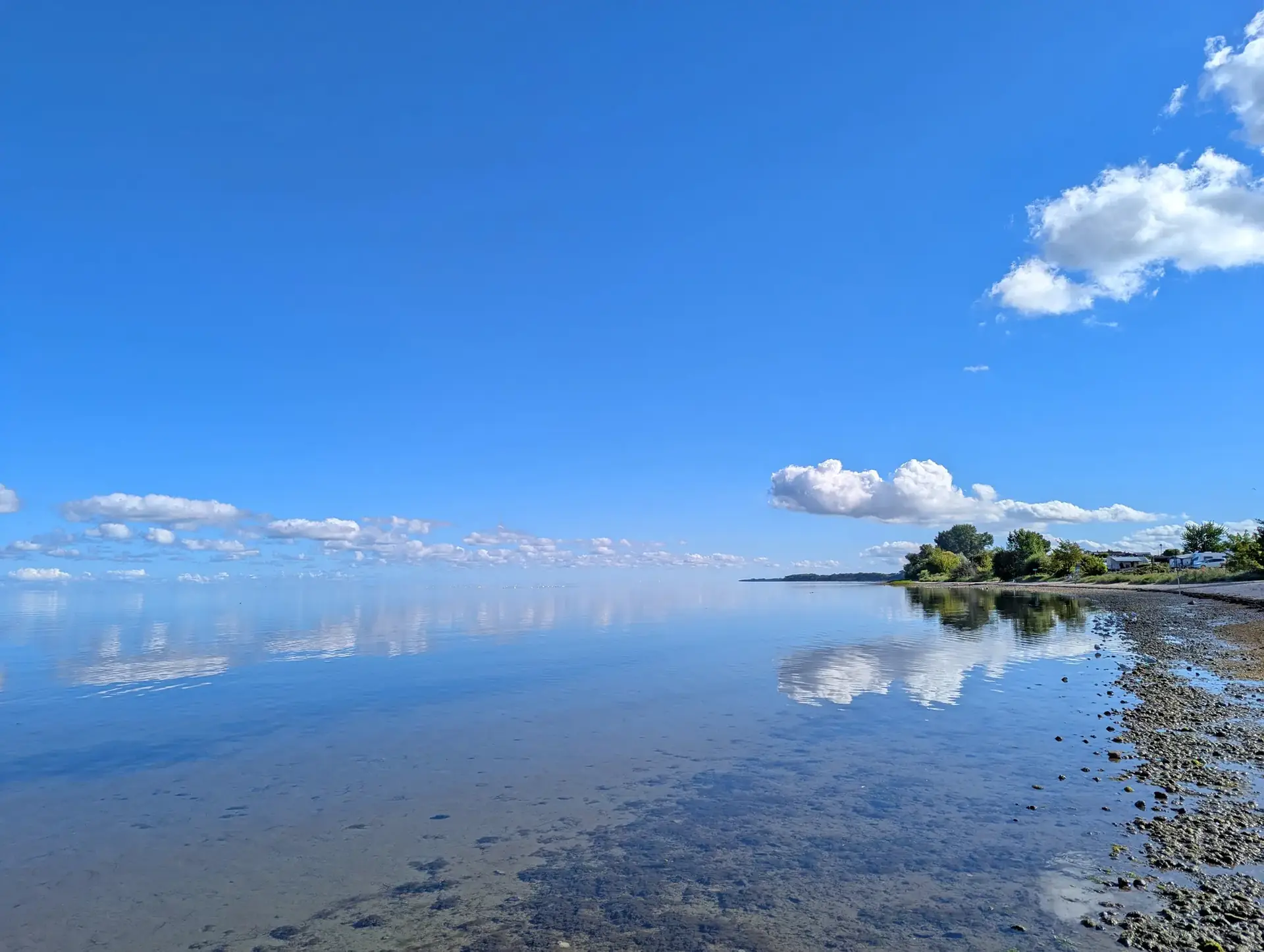 Glatte Ostsee an der Wohlenberger Wiek
