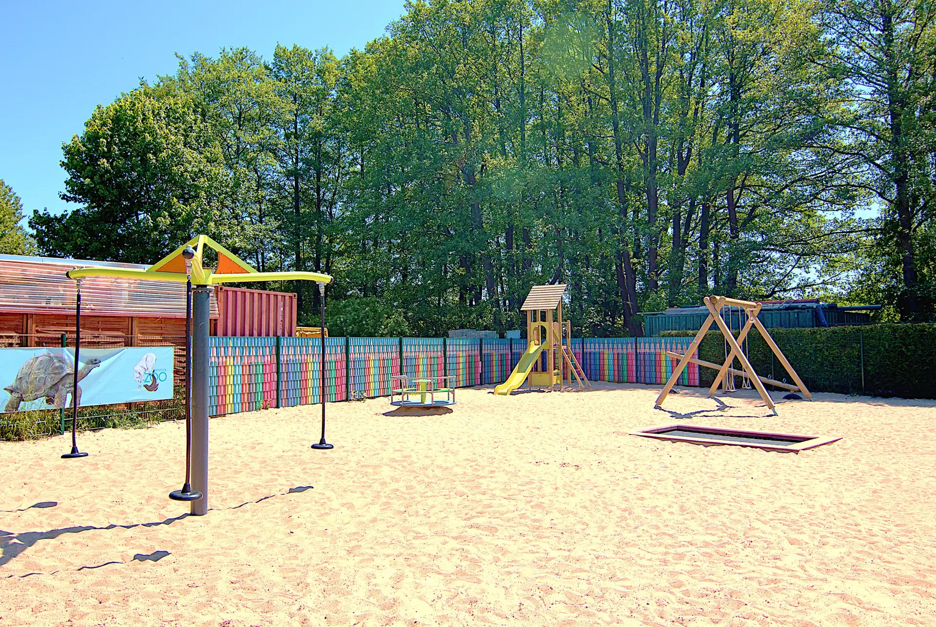Kinderspielplatz auf dem Campingplatz