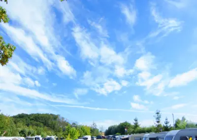 Stellplätze im Bereich D und E auf dem Campingplatz