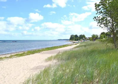 Strand direkt am Campingplatz