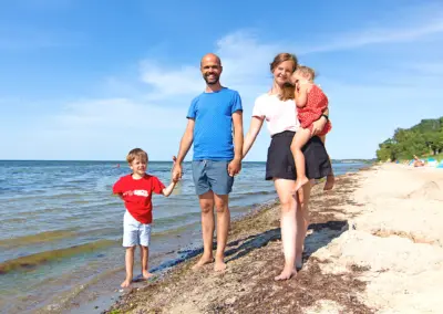Strand am Campingplatz Liebeslaube