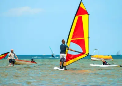 Surfschule am Campingplatz Liebeslaube