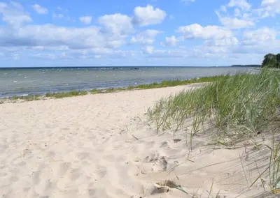 Ostseestrand am Campingplatz Liebeslaube